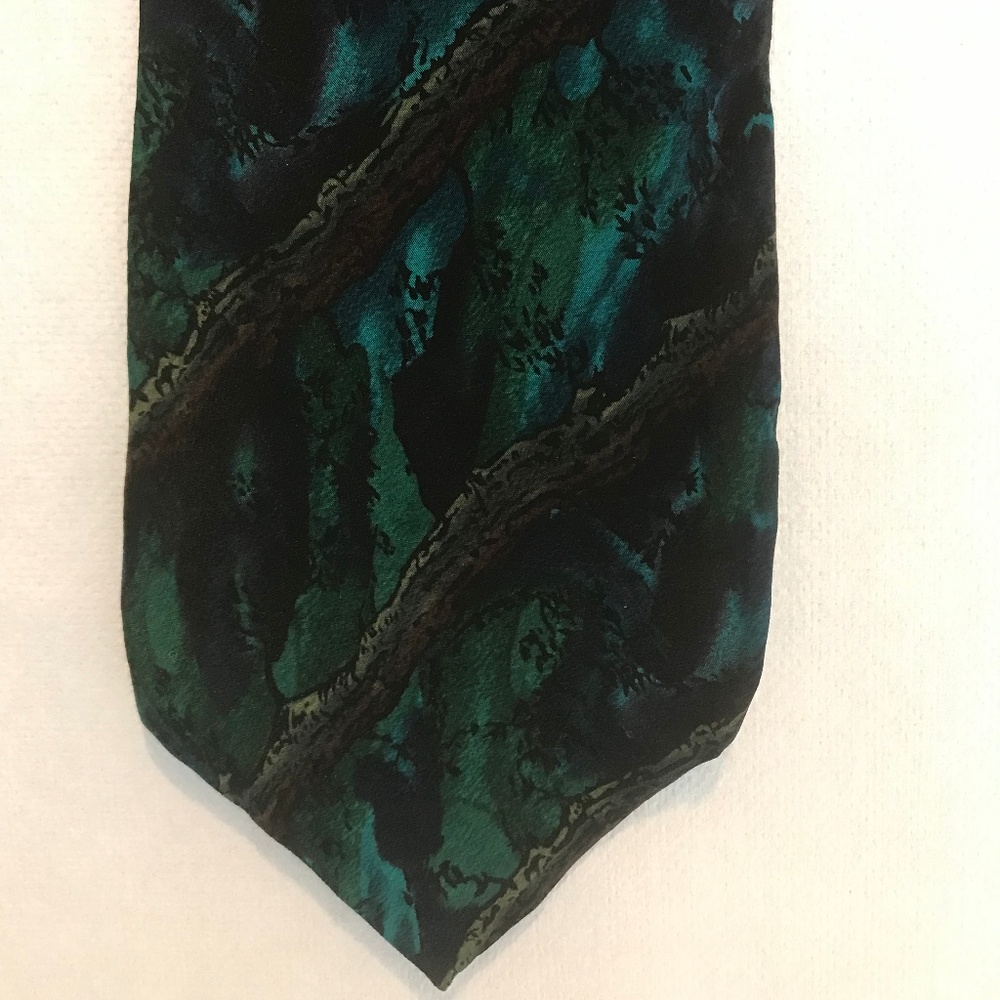 J. Garcia Pine and Rock Collection 7 Neck Tie